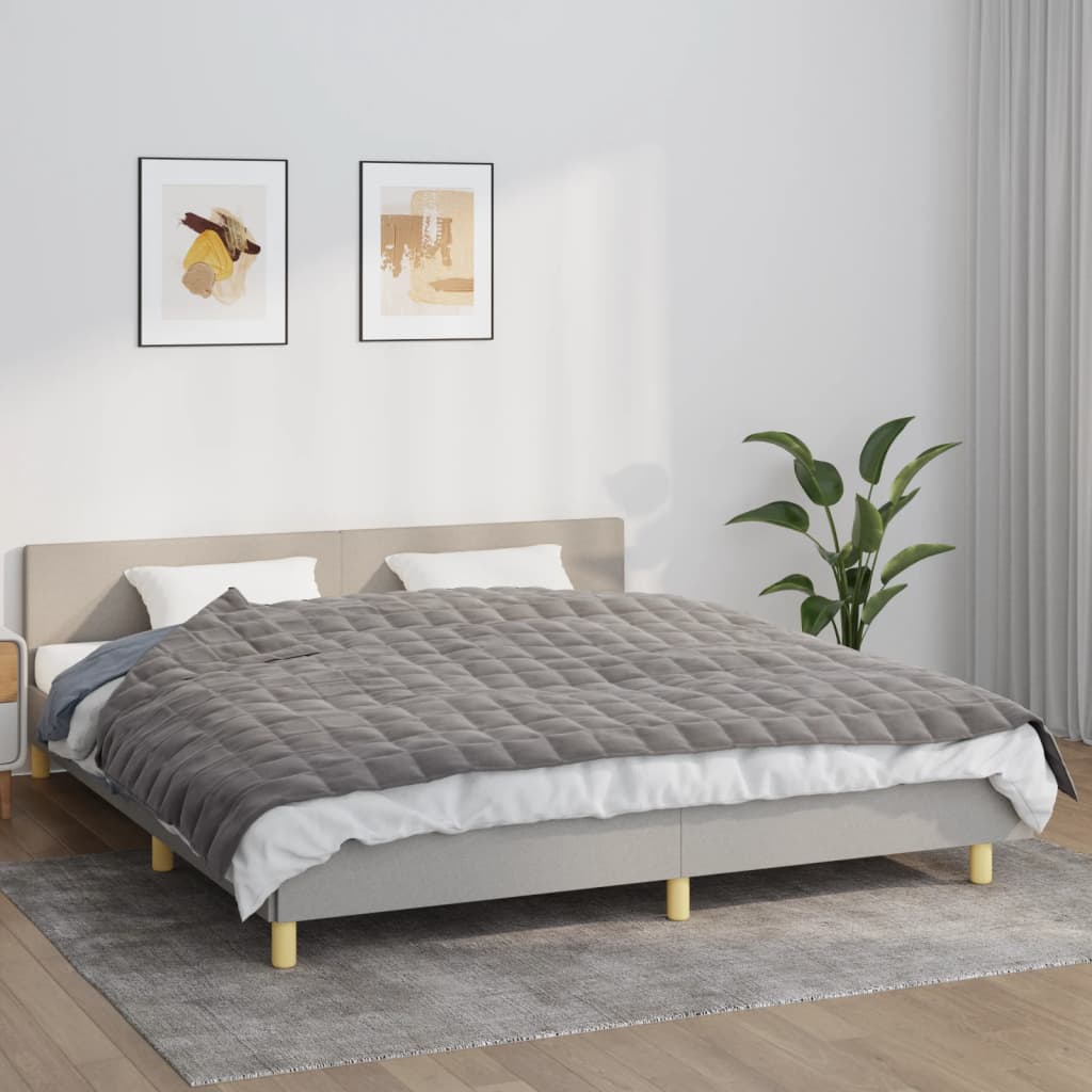 Coperta Ponderata Grigia 155x220 Cm 11 Kg Tessuto