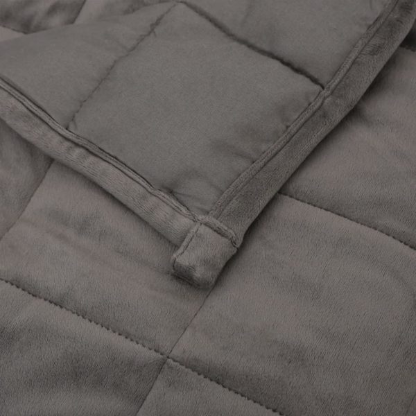 Coperta Ponderata Grigia 155x220 Cm 11 Kg Tessuto - Image 5