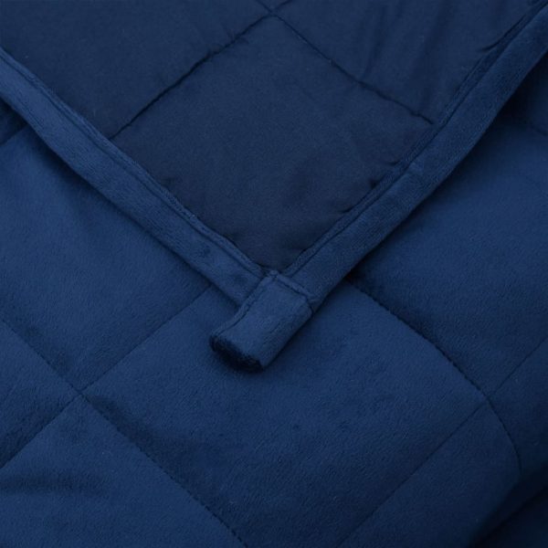 Coperta Ponderata Blu 235x290 Cm 11 Kg Tessuto - Image 5