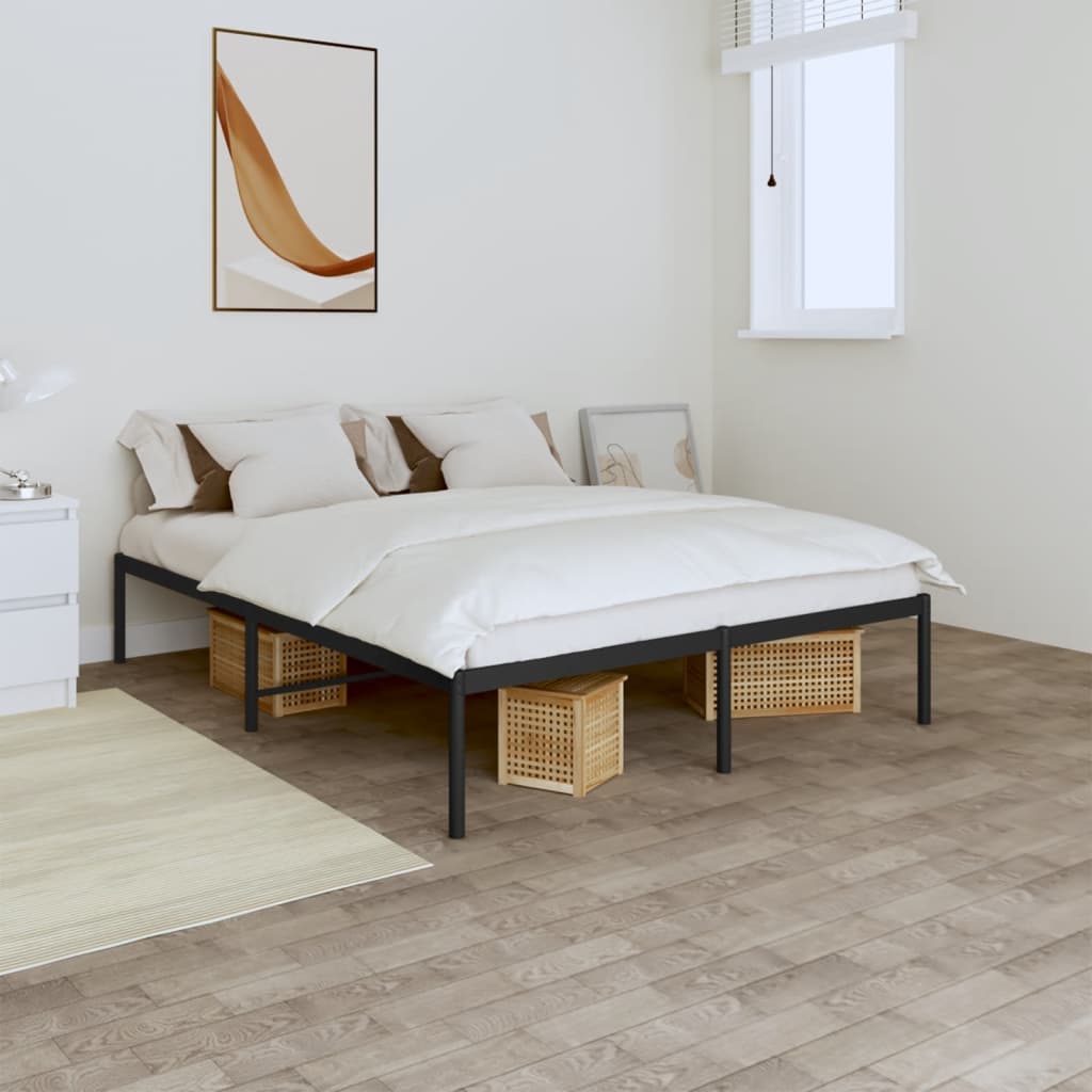 Giroletto In Metallo Nero 140x190 cm