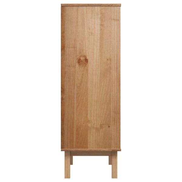 Credenza Otta 85x43x125 Cm In Legno Massello Di Pino - Image 5
