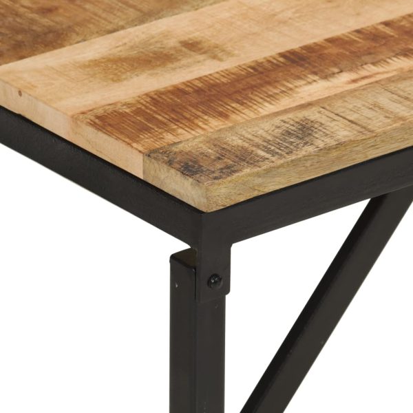 Panca 160x35x46 Cm In Legno Massello Di Mango - Image 5