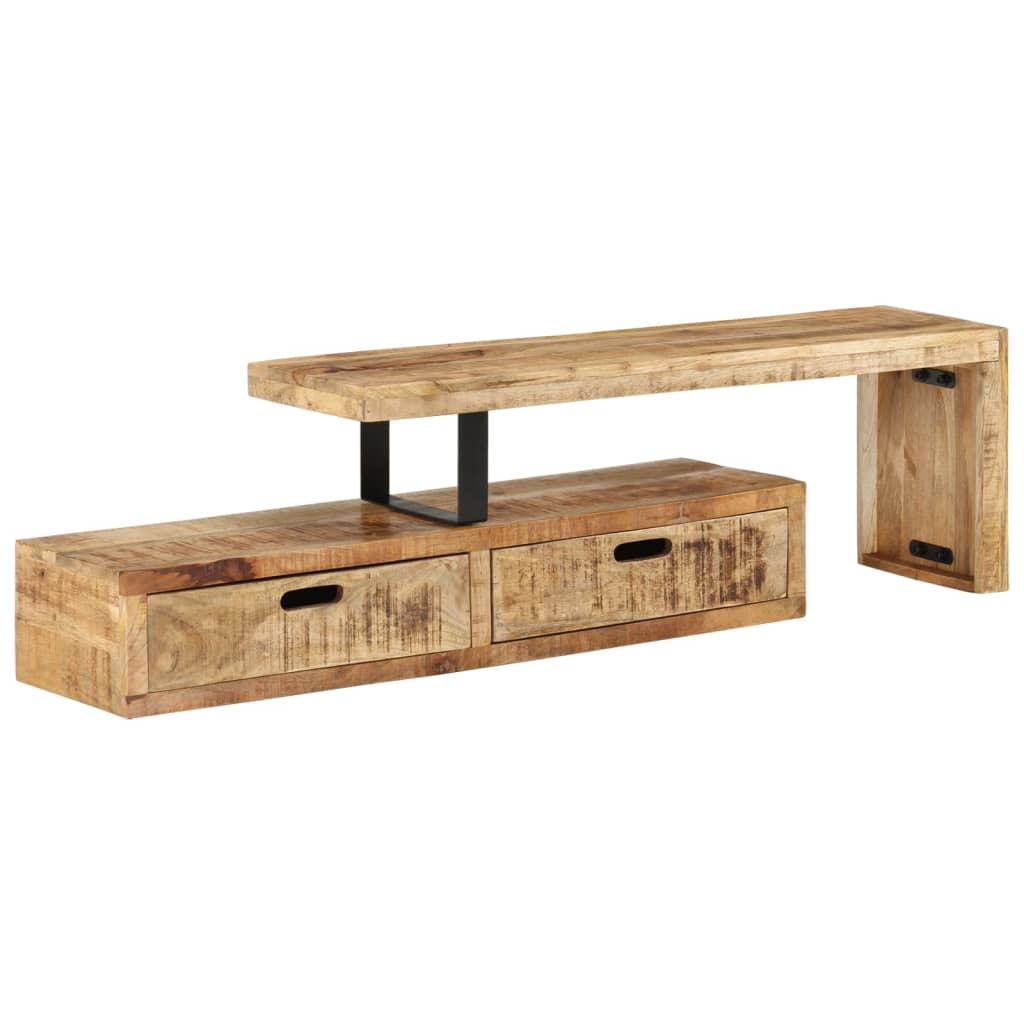 Supporto Tv In Legno Massello Di Mango
