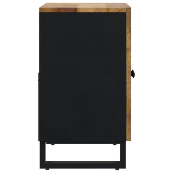Mobile Lavabo 62x33x58cm Legno Massello Mango Legno Multistrato - Image 5