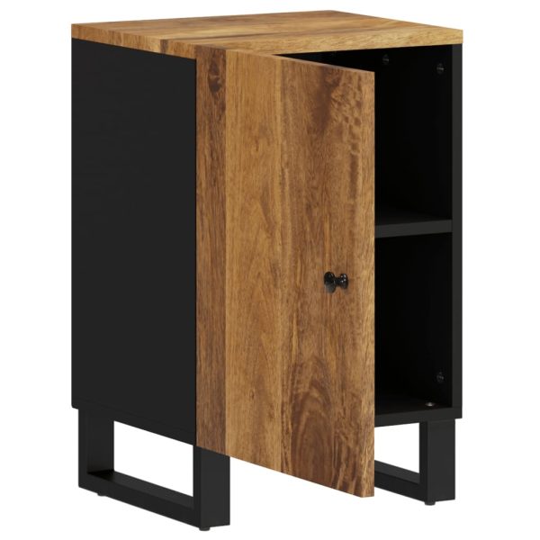 Mobile Da Bagno 38x33x58 Cm In Legno Massello Di Mango - Image 3