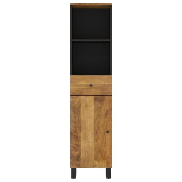 Mobile Da Bagno 38x33x160 Cm In Legno Massello Di Mango - Image 4