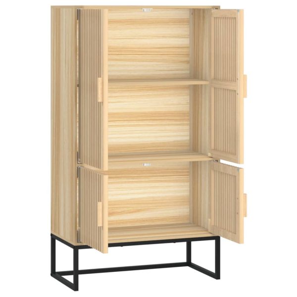 Credenza 70x35x125 Cm In Legno Multistrato - Image 4