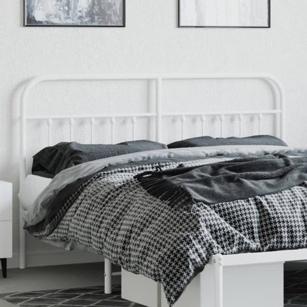 Testiera In Metallo Bianco 160 cm - Image 3