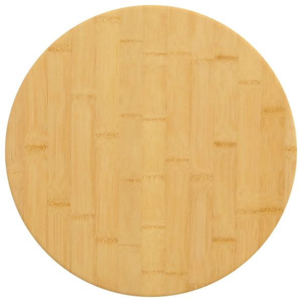 Piano Del Tavolo Ø40x2,5 Cm In Bambù
