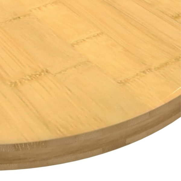 Piano Del Tavolo Ø40x2,5 Cm In Bambù - Image 3
