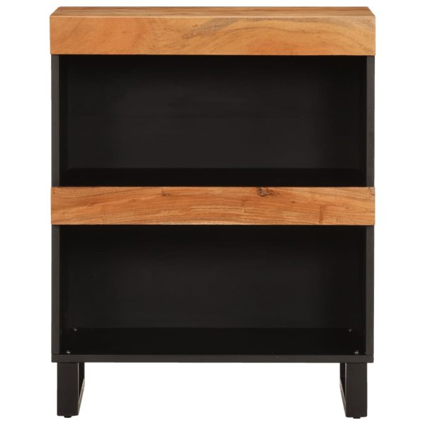 Credenza 60x33x75 Cm In Legno Massello Di Acacia - Image 3