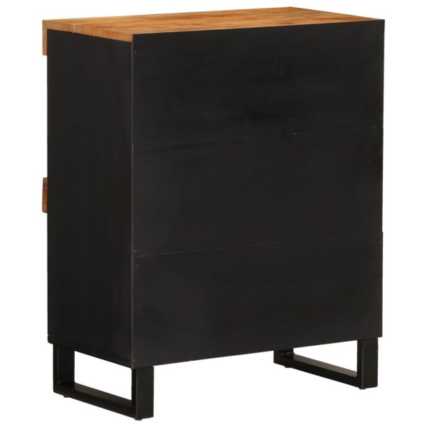 Credenza 60x33x75 Cm In Legno Massello Di Acacia - Image 5