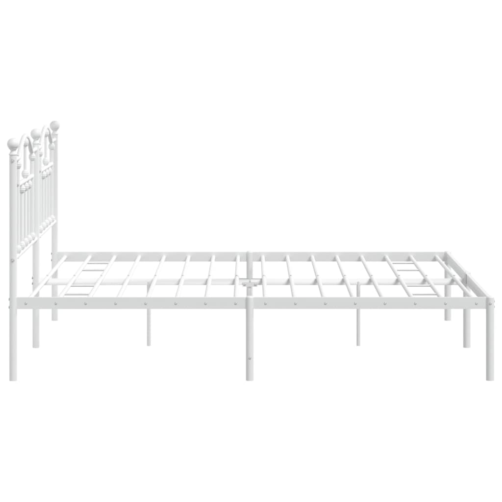 Giroletto Con Testiera Metallo Bianco 160x200 cm - Image 6