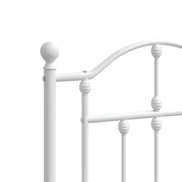 Testiera In Metallo Bianco 193 cm - Image 6