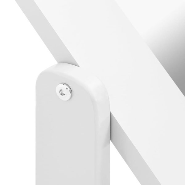 Specchio Autoportante Bianco 45,5x47,5x160 Cm Legno Multistrato - Image 5