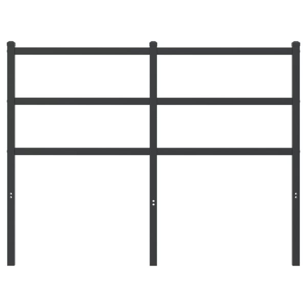 Testiera In Metallo Nero 120 cm - Image 3