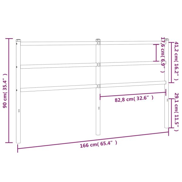 Testiera In Metallo Bianco 160 cm - Image 5