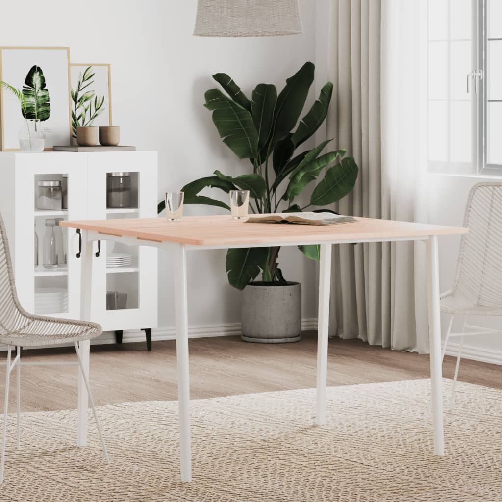 Piano Per Tavolo 90x90x1,5 Cm Quadrato Legno Massello Di Faggio