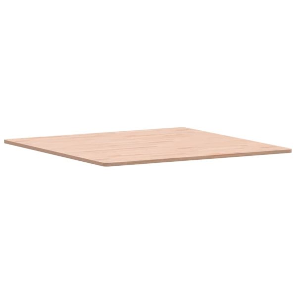 Piano Per Tavolo 90x90x1,5 Cm Quadrato Legno Massello Di Faggio - Image 3