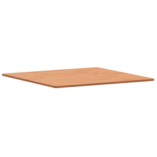 Piano Per Tavolo 90x90x1,5 Cm Quadrato Legno Massello Di Faggio - Image 4