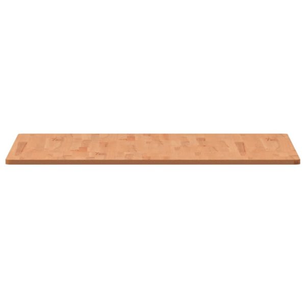 Piano Per Tavolo 90x90x1,5 Cm Quadrato Legno Massello Di Faggio - Image 5