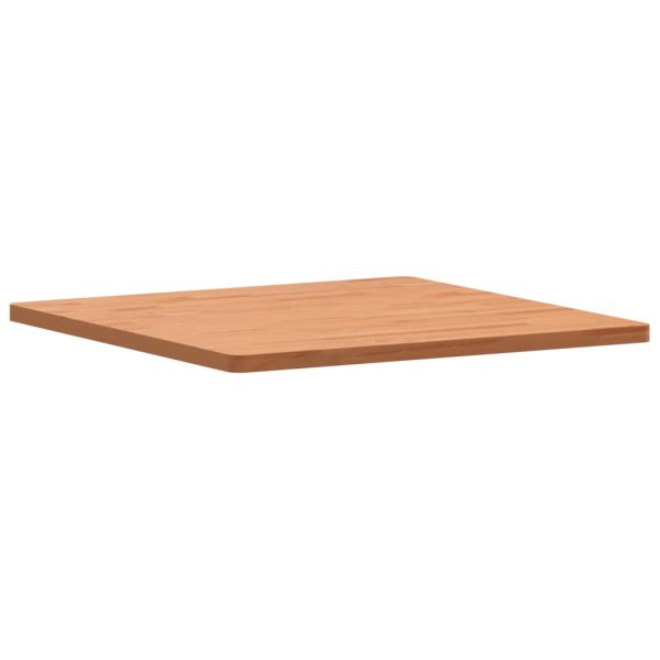 Piano Per Tavolo 70x70x2,5 Cm Quadrato Legno Massello Di Faggio - Image 4