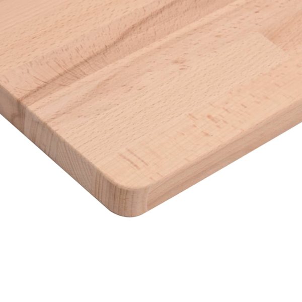 Piano Bagno 80x40x1,5 Cm Legno Massello Di Faggio - Image 6