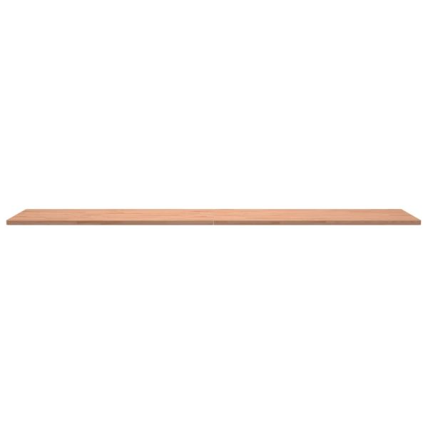 Piano Scrivania 220x55x2,5 Cm In Legno Massello Di Faggio - Image 5