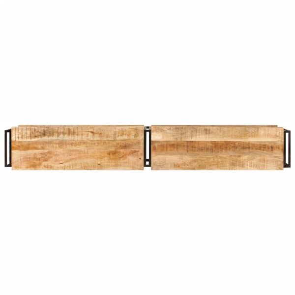 Mobile Porta Tv 200x30x40 Cm In Legno Massello Di Mango - Image 4