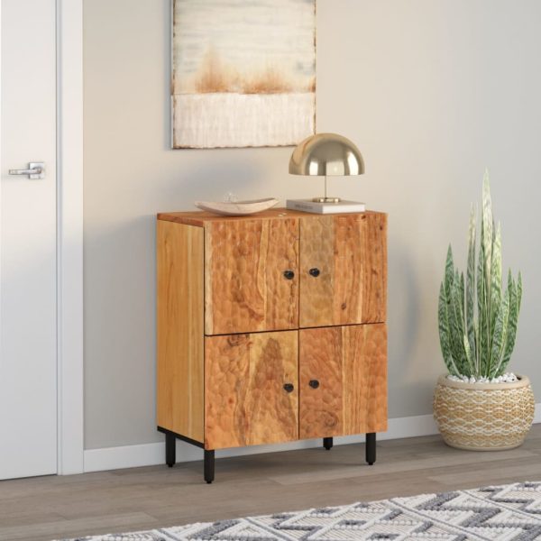 Credenza 60x33x75 Cm In Legno Massello Di Acacia - Image 3