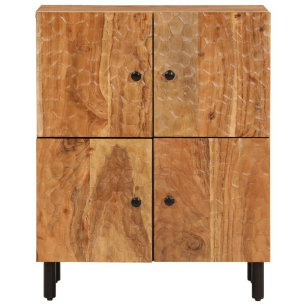 Credenza 60x33x75 Cm In Legno Massello Di Acacia - Image 5