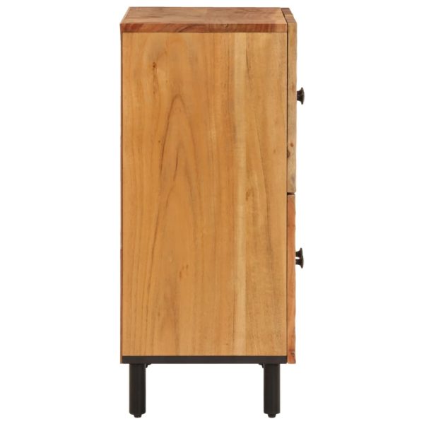Credenza 60x33x75 Cm In Legno Massello Di Acacia - Image 6