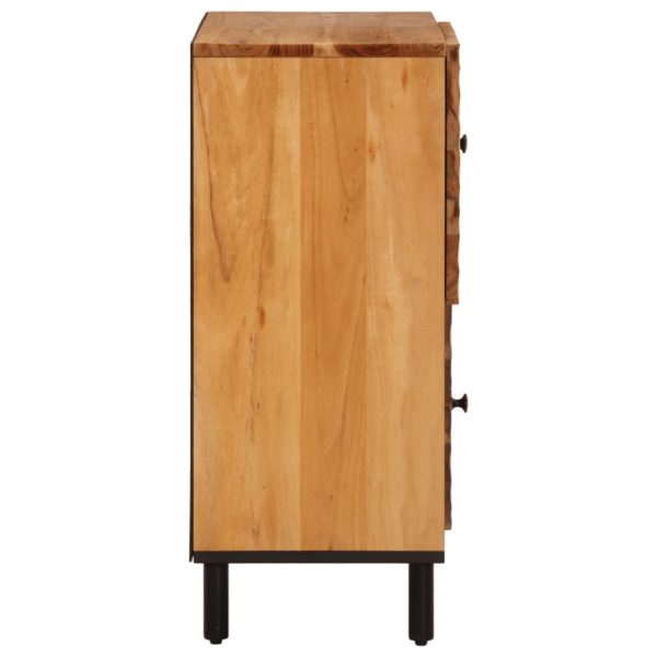 Credenza 80x33x75 Cm In Legno Massello Di Acacia - Image 6