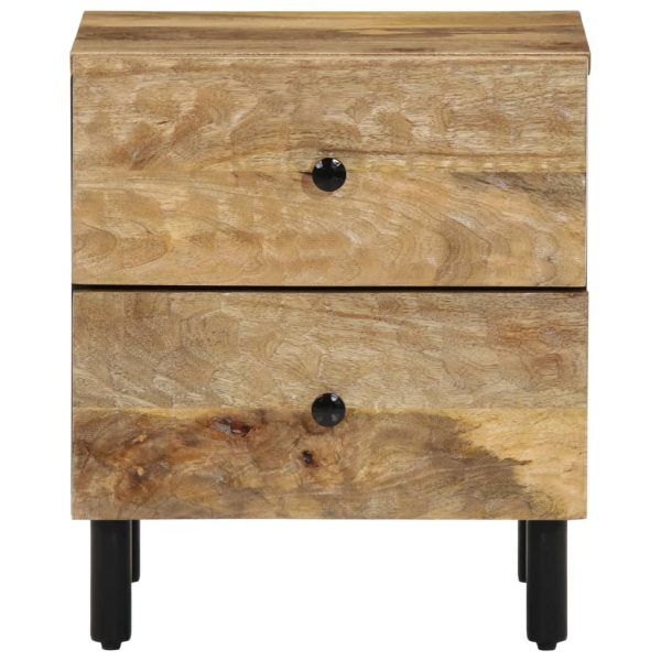 Comodini 2pz 40x33x46 Cm In Legno Massello Di Mango - Image 4