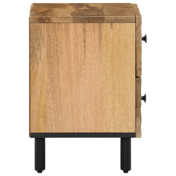 Comodini 2pz 40x33x46 Cm In Legno Massello Di Mango - Image 5