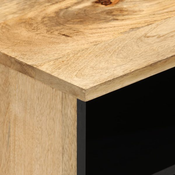 Mobile Porta Tv 100x33x46 Cm In Legno Massello Di Mango - Image 6