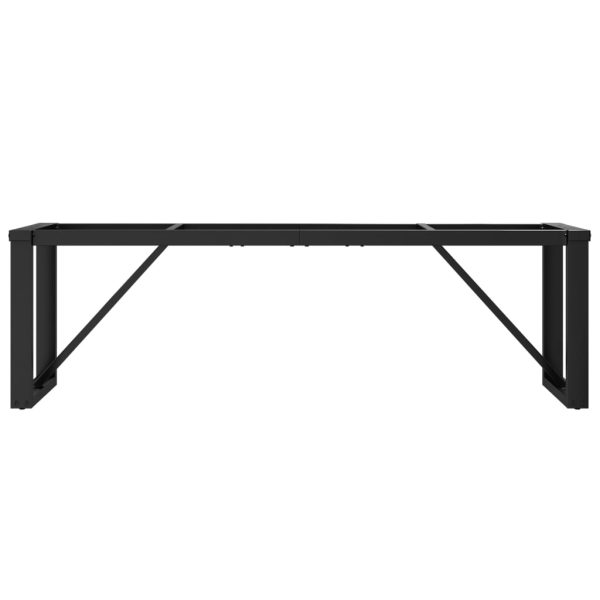 Telaio Gambe A O Per Tavolino Da Salotto 140x30x43cm In Acciaio - Image 4