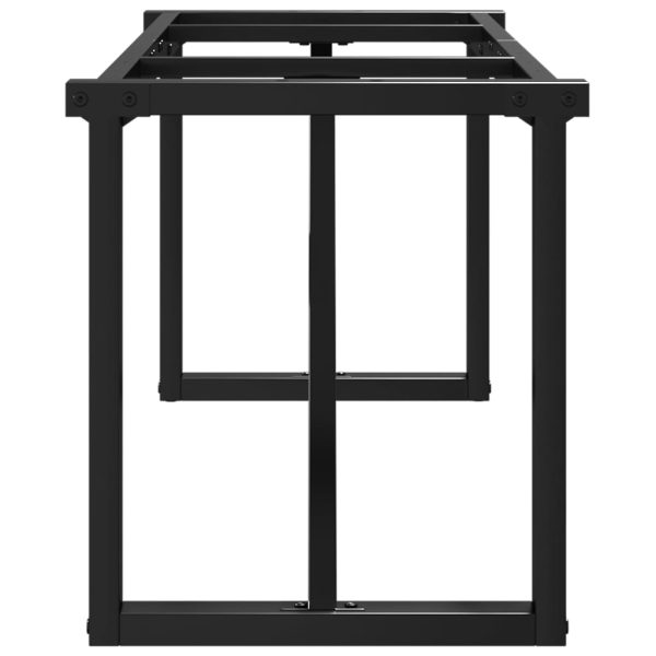 Telaio Gambe A O Per Tavolino Da Salotto 140x30x43cm In Acciaio - Image 5