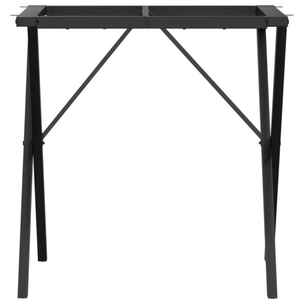 Telaio Gambe A X Per Tavolo Da Pranzo 40x40x73 Cm In Acciaio - Image 4