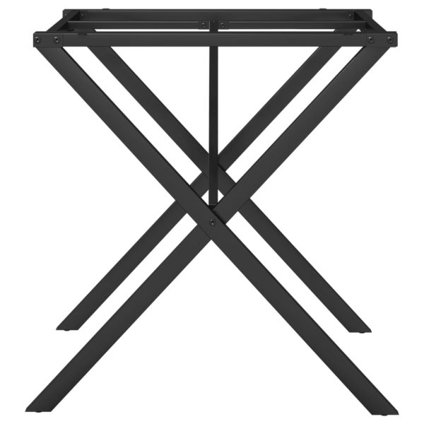 Telaio Gambe A X Per Tavolo Da Pranzo 40x40x73 Cm In Acciaio - Image 5