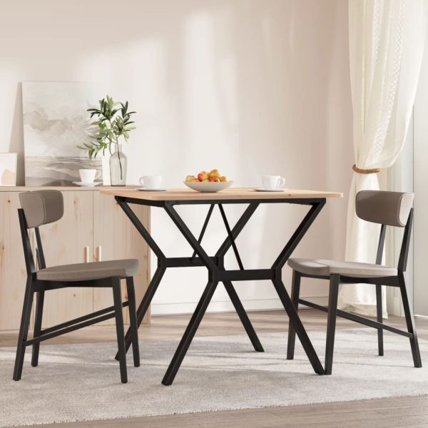 Telaio Gambe A Y Per Tavolo Da Pranzo 70x70x73 Cm In Acciaio - Image 3