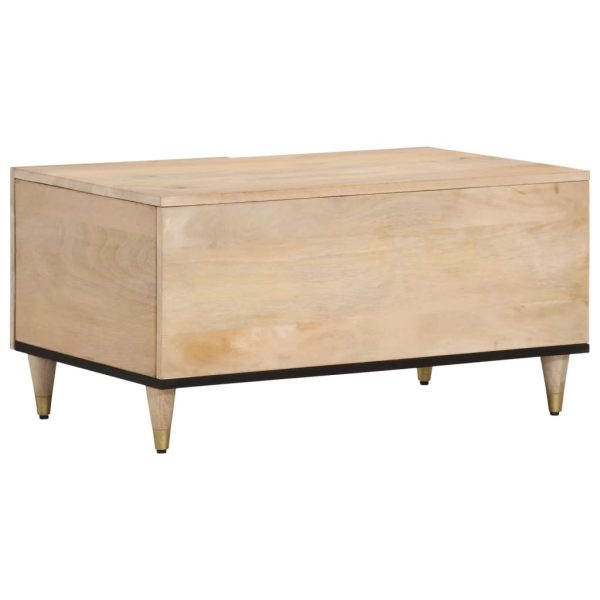 Tavolino Da Salotto 80x50x40 Cm Legno Massello Di Mango - Image 5