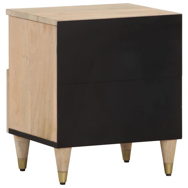 Comodini 2pz 40x33x46 Cm In Legno Massello Di Mango - Image 5