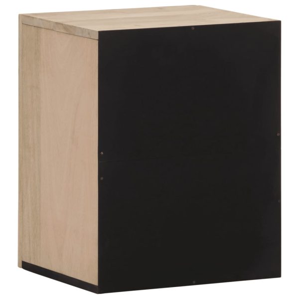 Mobile Da Bagno A Parete 38x33x48 Cm In Legno Massello Di Mango - Image 5