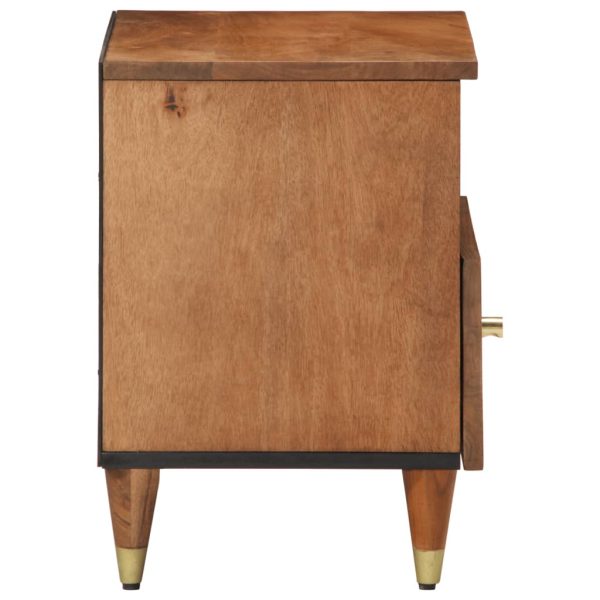 Comodini 2pz 40x33x46 Cm In Legno Massello Di Mango - Image 5