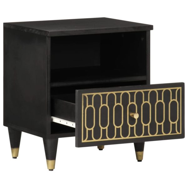 Comodini 2pz 40x33x46 Cm In Legno Massello Di Mango - Image 3