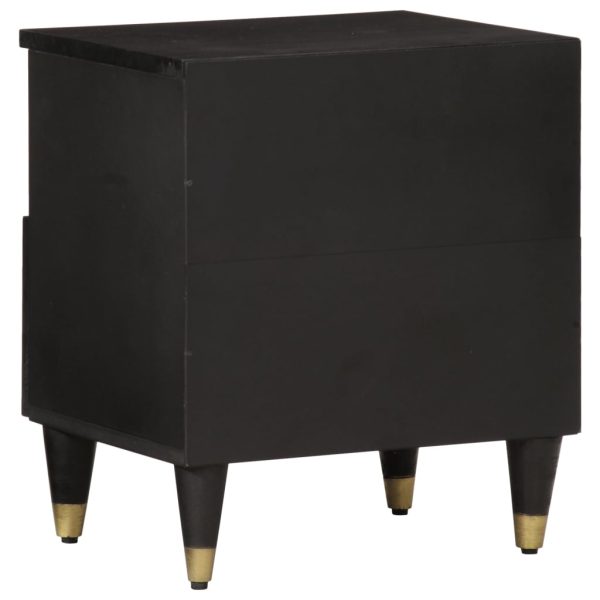 Comodini 2pz 40x33x46 Cm In Legno Massello Di Mango - Image 6