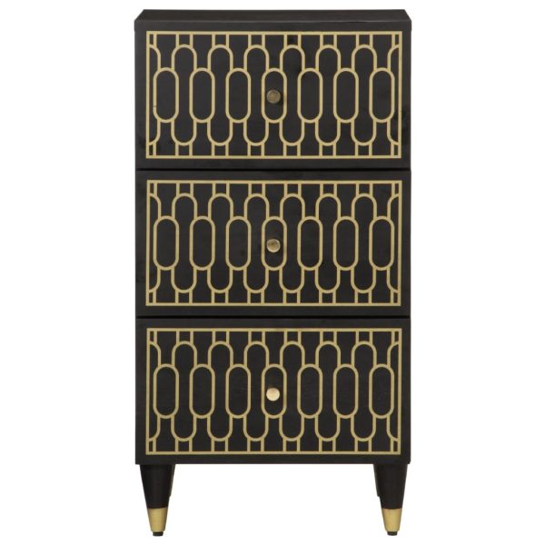 Credenza 40x33x75 Cm In Legno Massello Di Mango - Image 3