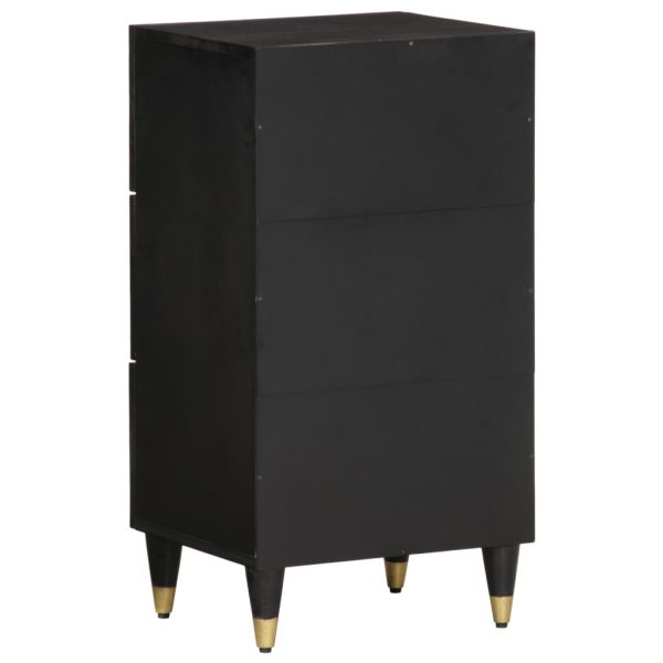 Credenza 40x33x75 Cm In Legno Massello Di Mango - Image 5