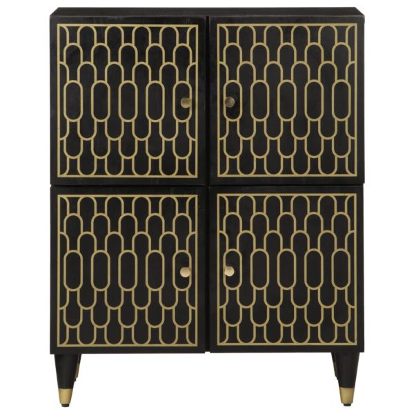 Credenza 60x33x75 Cm In Legno Massello Di Mango - Image 3